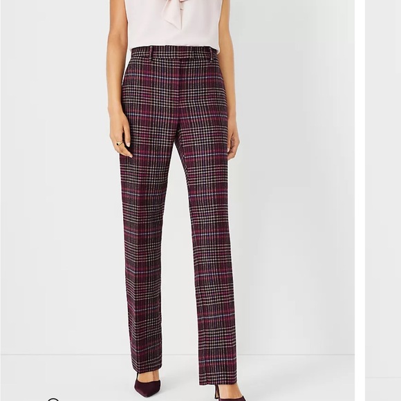 NWT Ann Taylor Plaid Pants - Picture 1 of 5